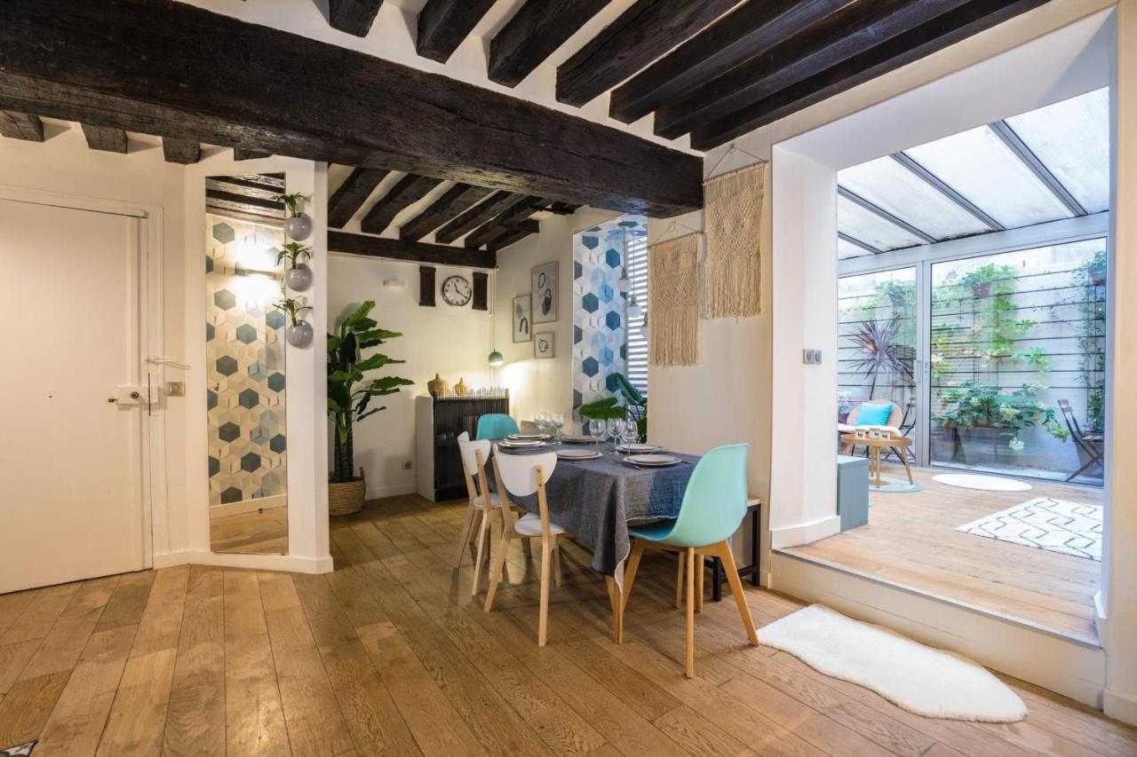 Appartamento Chic Avec Patio - 2br 6p - Le Marais